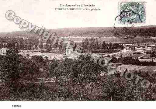 Ville de PIERRELATREICHE, carte postale ancienne