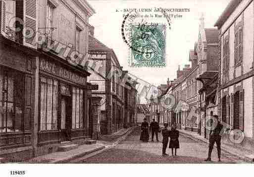 Ville de SAINTLUBINDESJONCHERETS, carte postale ancienne