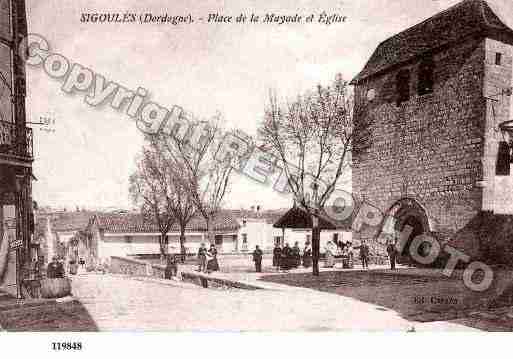 Ville de SIGOULES, carte postale ancienne