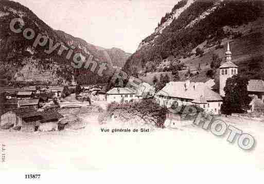 Ville de SIXT, carte postale ancienne