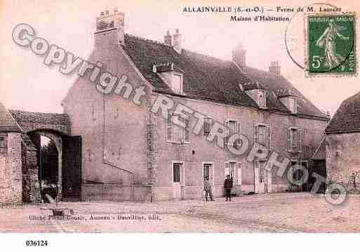 Ville de ALLAINVILLE, carte postale ancienne