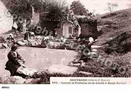 Ville de BAUD, carte postale ancienne