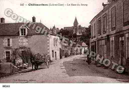 Ville de CHATEAUVIEUX, carte postale ancienne