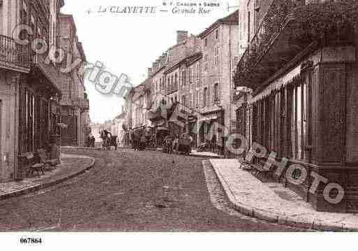 Ville de CLAYETTE(LA), carte postale ancienne