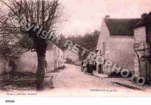 Ville de DORMELLES, carte postale ancienne