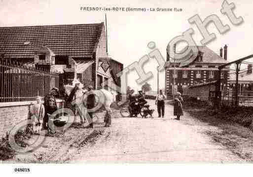 Ville de FRESNOYLESROYE, carte postale ancienne