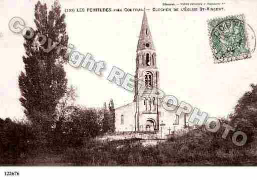 Ville de PEINTURES(LES), carte postale ancienne
