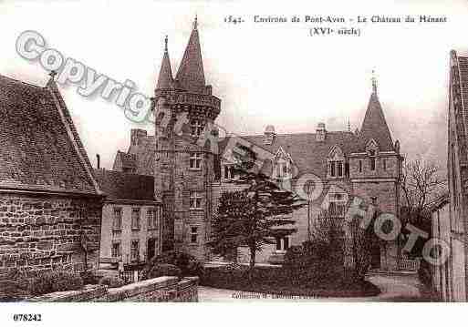 Ville de PONTAVEN, carte postale ancienne