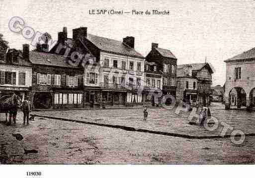 Ville de SAP(LE), carte postale ancienne