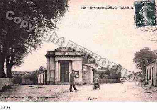 Ville de TALAIS, carte postale ancienne