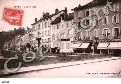 Ville de TULLE, carte postale ancienne