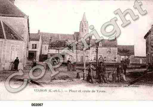 Ville de VIABON, carte postale ancienne