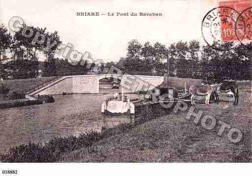 Ville de BRIARE, carte postale ancienne