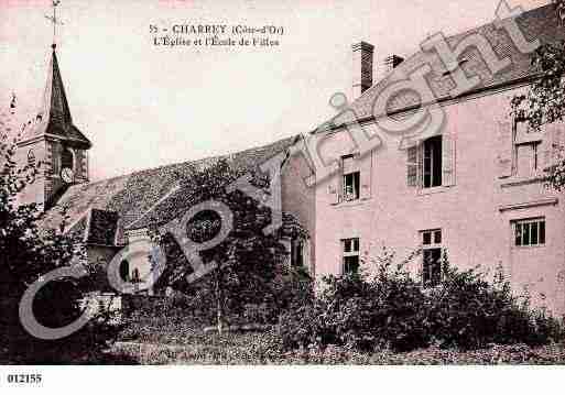 Ville de CHARREYSURSEINE, carte postale ancienne