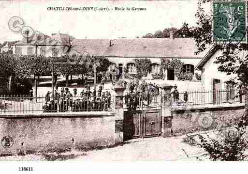 Ville de CHATILLONSURLOIRE, carte postale ancienne