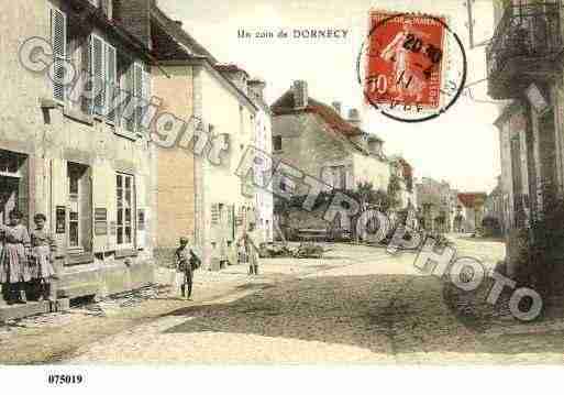 Ville de DORNECY, carte postale ancienne