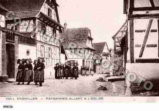 Ville de ENGWILLER, carte postale ancienne