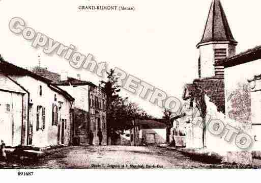 Ville de GRANDRUMONT, carte postale ancienne