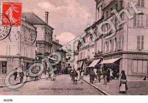 Ville de JARNAC, carte postale ancienne
