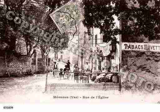 Ville de MEOUNESLESMONTRIEUX, carte postale ancienne