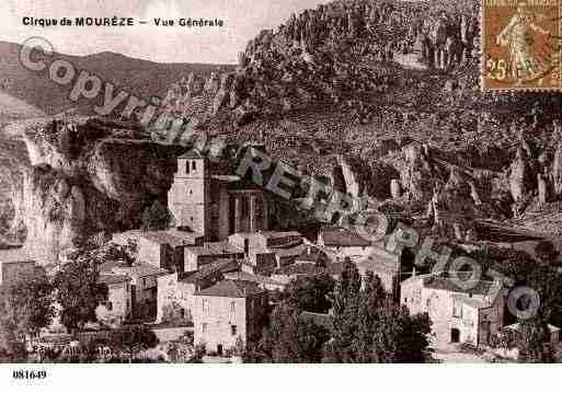 Ville de MOUREZE, carte postale ancienne