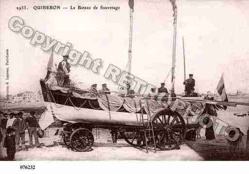 Ville de QUIBERON, carte postale ancienne