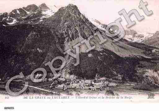 Ville de VILLARD'ARENE, carte postale ancienne