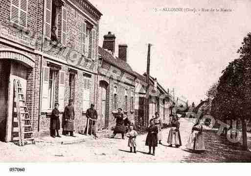 Ville de ALLONNEBONGENOULTVILLERSSURTHERE, carte postale ancienne