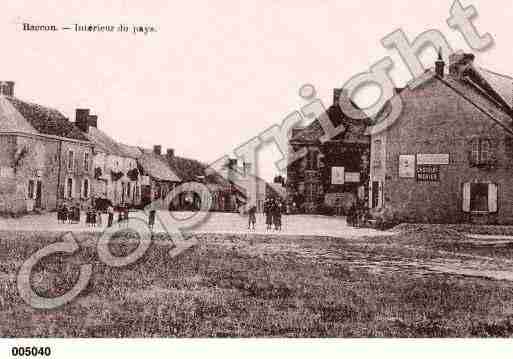 Ville de BACCON, carte postale ancienne