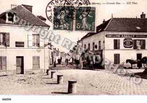 Ville de CHESSY, carte postale ancienne