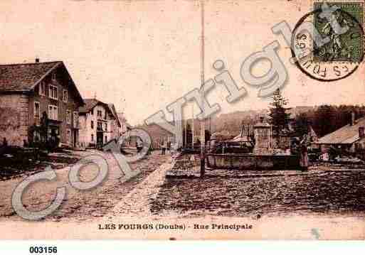 Ville de FOURGS(LES), carte postale ancienne