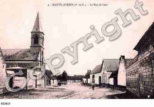 Ville de HAUTEAVESNES, carte postale ancienne