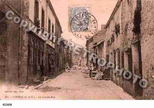 Ville de LOHEAC, carte postale ancienne