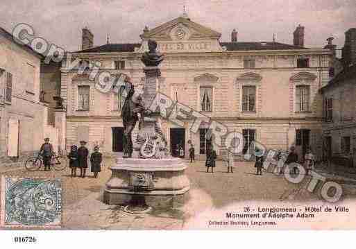 Ville de LONGJUMEAU, carte postale ancienne