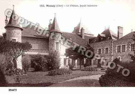 Ville de MASSAY, carte postale ancienne