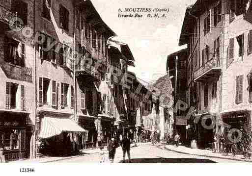 Ville de MOUTIERSTARENTAISE, carte postale ancienne