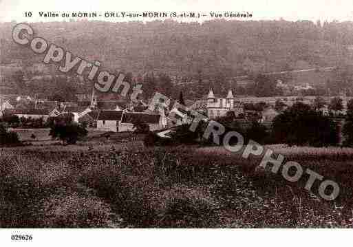 Ville de ORLYSURMORIN, carte postale ancienne