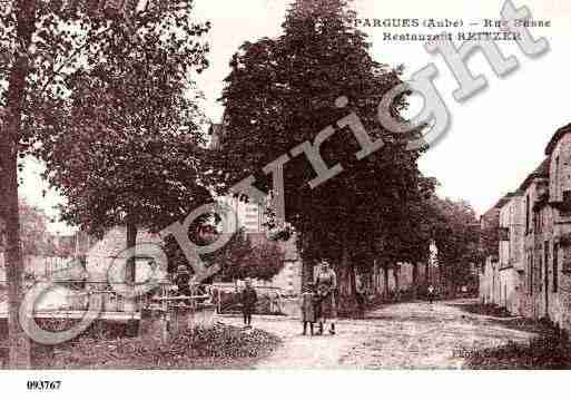 Ville de PARGUES, carte postale ancienne