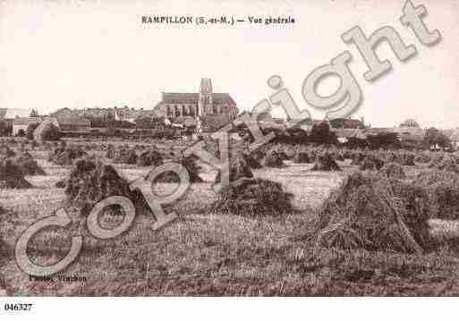 Ville de RAMPILLON, carte postale ancienne