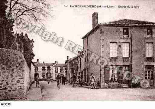 Ville de RENAUDIERE(LA), carte postale ancienne