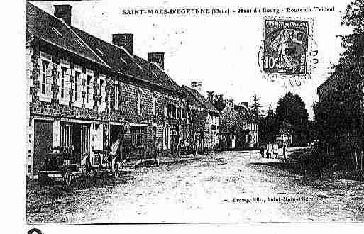 Ville de SAINTMARSD'EGRENNE, carte postale ancienne