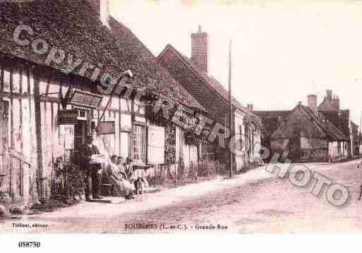 Ville de SOUESMES, carte postale ancienne