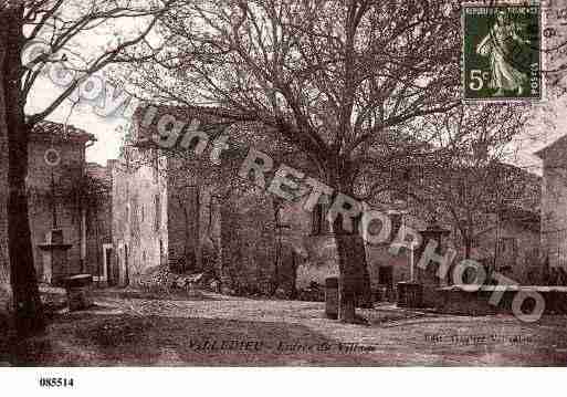 Ville de VILLEDIEU, carte postale ancienne