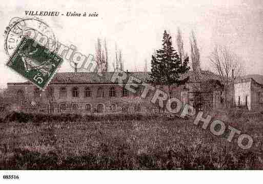 Ville de VILLEDIEU, carte postale ancienne