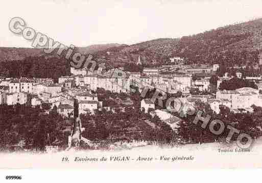 Ville de AVEZE, carte postale ancienne