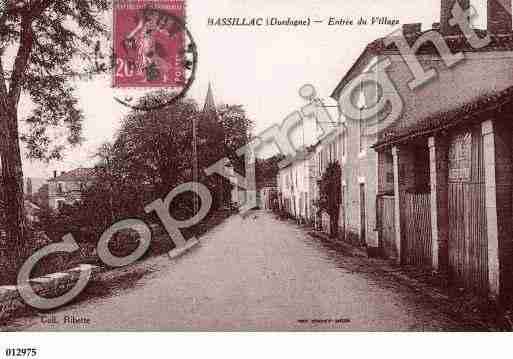 Ville de BASSILLAC, carte postale ancienne