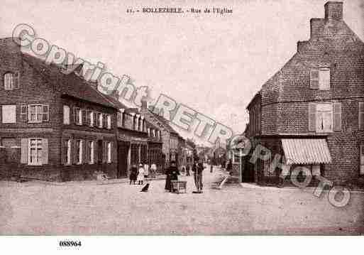 Ville de BOLLEZEELE, carte postale ancienne