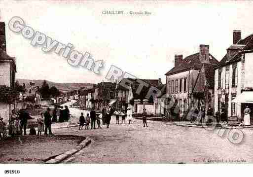 Ville de CHAILLEY, carte postale ancienne