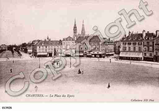 Ville de CHARTRES, carte postale ancienne