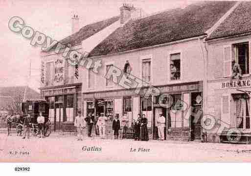 Ville de GASTINS, carte postale ancienne